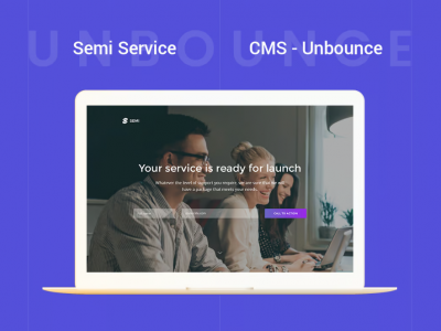 Semi - Service Unbounce Landing Page