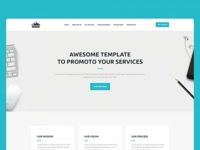 Mountain - CMS Unbounce Template