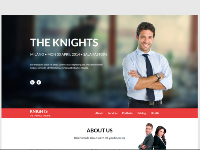 Knights Multipurpose UnbounceTemplate