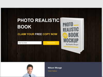 Ebook Unbounce Template