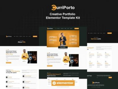 Curriporto - Creative Portfolio Elementor Pro Template Kit