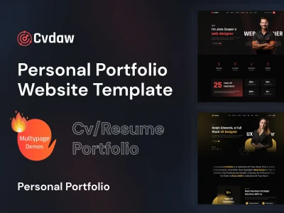 CvDaw | Personal Portfolio Website Template