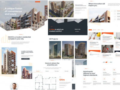 DAXX - Apartment Complex WordPress Theme