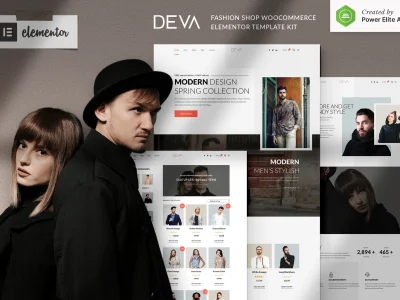 DEVA - Fashion Store WooCommerce Elementor Template Kit