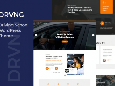 DRVNG - Driving School WordPress Theme