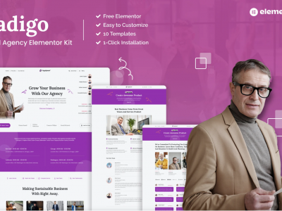 Dadigo - Digital Agency Elementor Template Kit