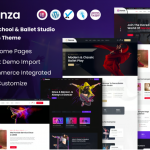 Danza – Dancing School and Ballet Studio WordPress