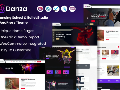 Danza – Dancing School and Ballet Studio WordPress