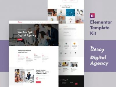 Darcy - Creative Agency Elementor Template Kit