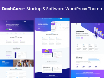 DashCore - Startup & Software WordPress Theme