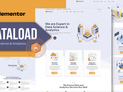 Dataload - Data Science & Analytics Elementor Template Kit