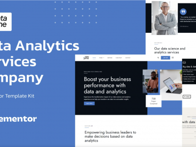 Dataprime - Data Analytics Services Elementor Template Kit