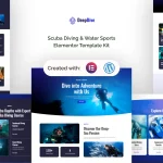 Deepdive - Scuba Diving & Water Sports Elementor Template Kit