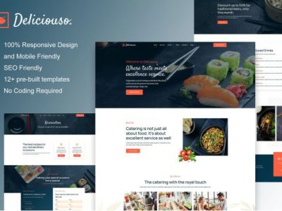 Deliciouso - Catering & Restaurant Elementor Template Kit
