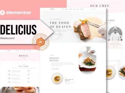 Delicius - Restaurant Elementor Template Kit
