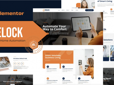 Delock - Smart Home Automation Elementor Template Kit