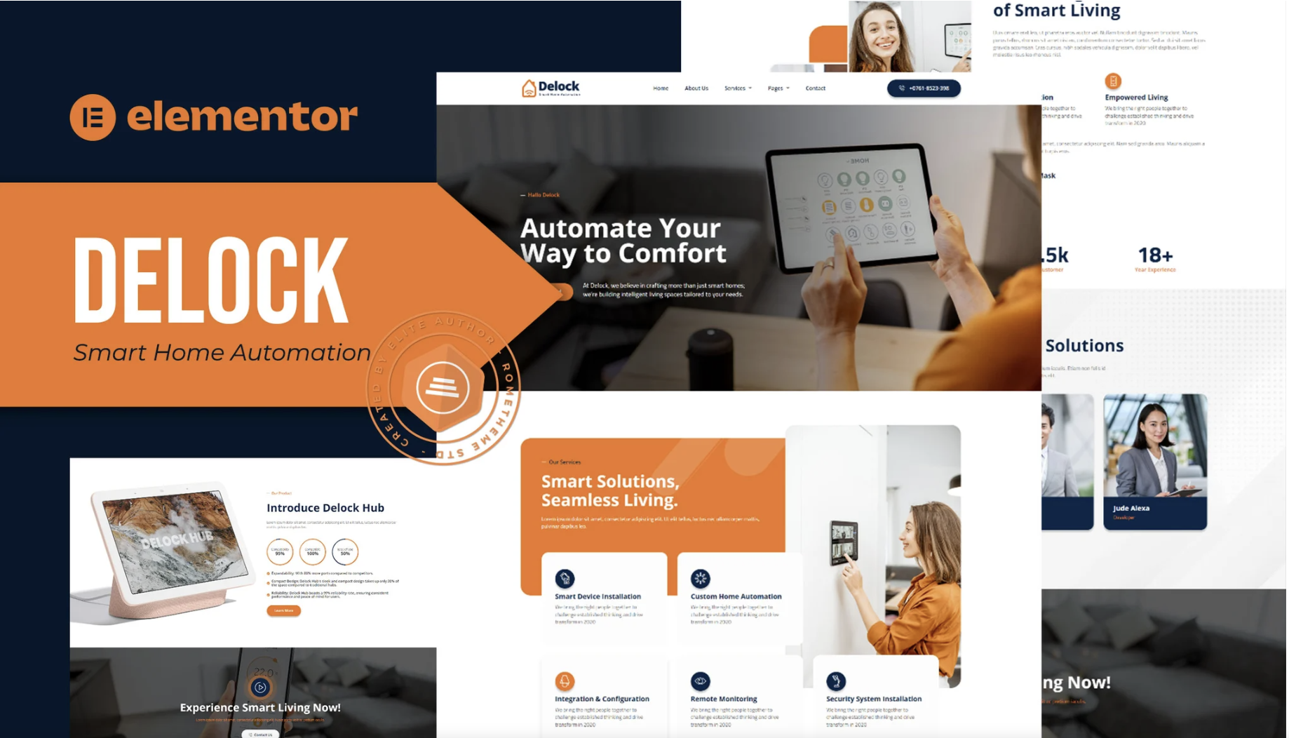 Delock - Smart Home Automation Elementor Template Kit