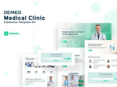 Demed - Medical Clinic Elementor Template Kit