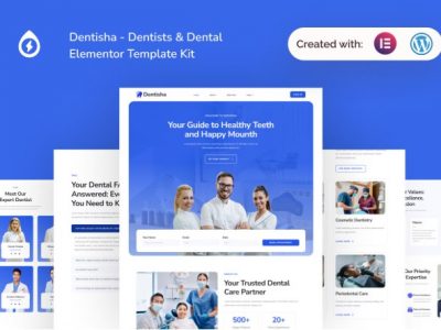 Dentisha - Dentists & Dental Elementor Template Kit