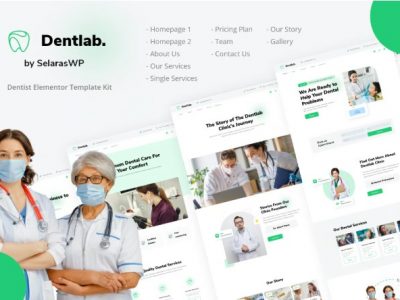 Dentlab - Dentist & Dental Clinic Elementor Template Kit
