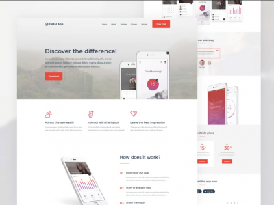 Detalapp - App Unbounce Landing Page Template