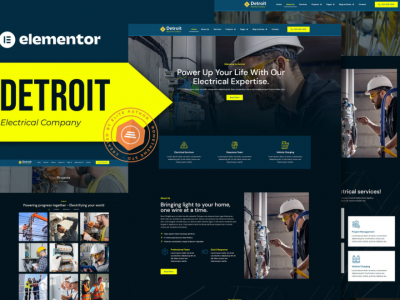 Detroit - Electrical Company Elementro Pro Template Kit