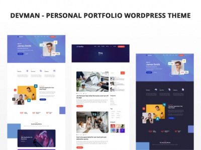 Devman - Personal Portfolio WordPress Theme