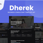 Dherek - Business Consultant Website Template