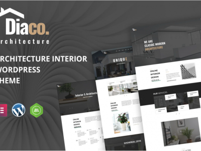 Diaco - Architecture & Interior Design Elementor W