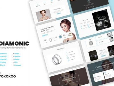 Diamonic | Jewellery Store Elementor Template Kit