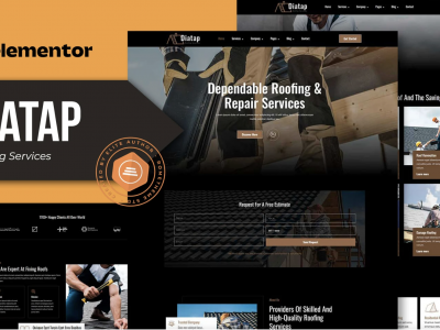 Diatap - Roofing Services Elementor Template Kit