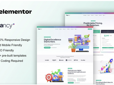 Digancy - Digital Agency Elementor Template Kit