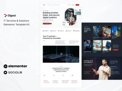 Digest - IT Services & Solutions Elementor Template Kit