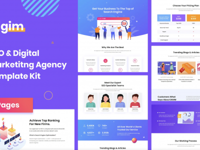 Digim - SEO & Digital Marketing Template Kit
