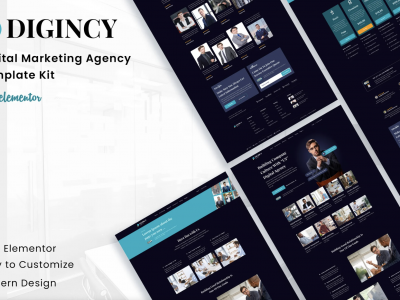 Digincy - Digital Marketing Agency Elementor Template Kit