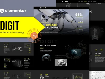 Digit - Robotics & Technology Elementor Template Kit