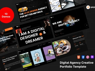 Digital Agency Creative Portfolio Template