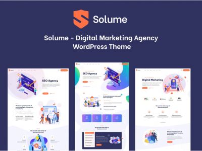Digital Marketing WordPress Theme - Solume
