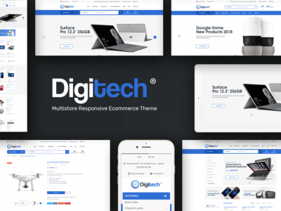 Digitech - Responsive Opencart 3.x Theme