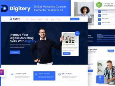 Digitery – Digital Marketing Courses Elementor Template Kit
