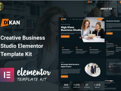 Dikan - Creative Business Studio Elementor Template Kit