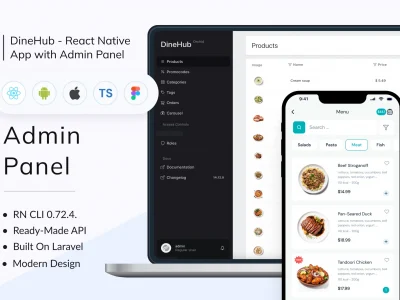 DineHub - Food Delivery App with Backend
