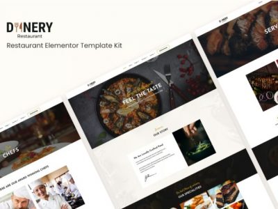 Dinery | Restaurant Elementor Template Kit