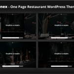 Dinex - One Page Restaurant WordPress Theme