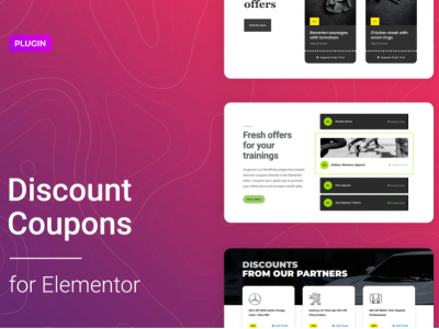 Discount Coupons for Elementor