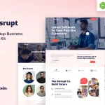 Disrupt - Tech Startup Business Elementor Template Kit