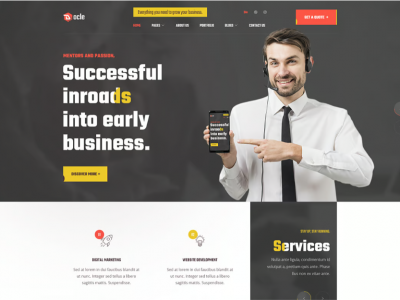 Docle - Digital Agency Services WordPress Theme