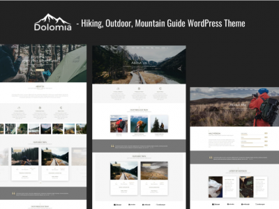 Dolomia - Hiking, Outdoor, Mountain WordPress