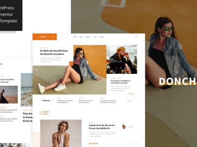 Donche - News & Magazine Elementor Pro Template Kit