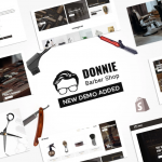 Donnie  Salon, Barber Shop Shopify Theme